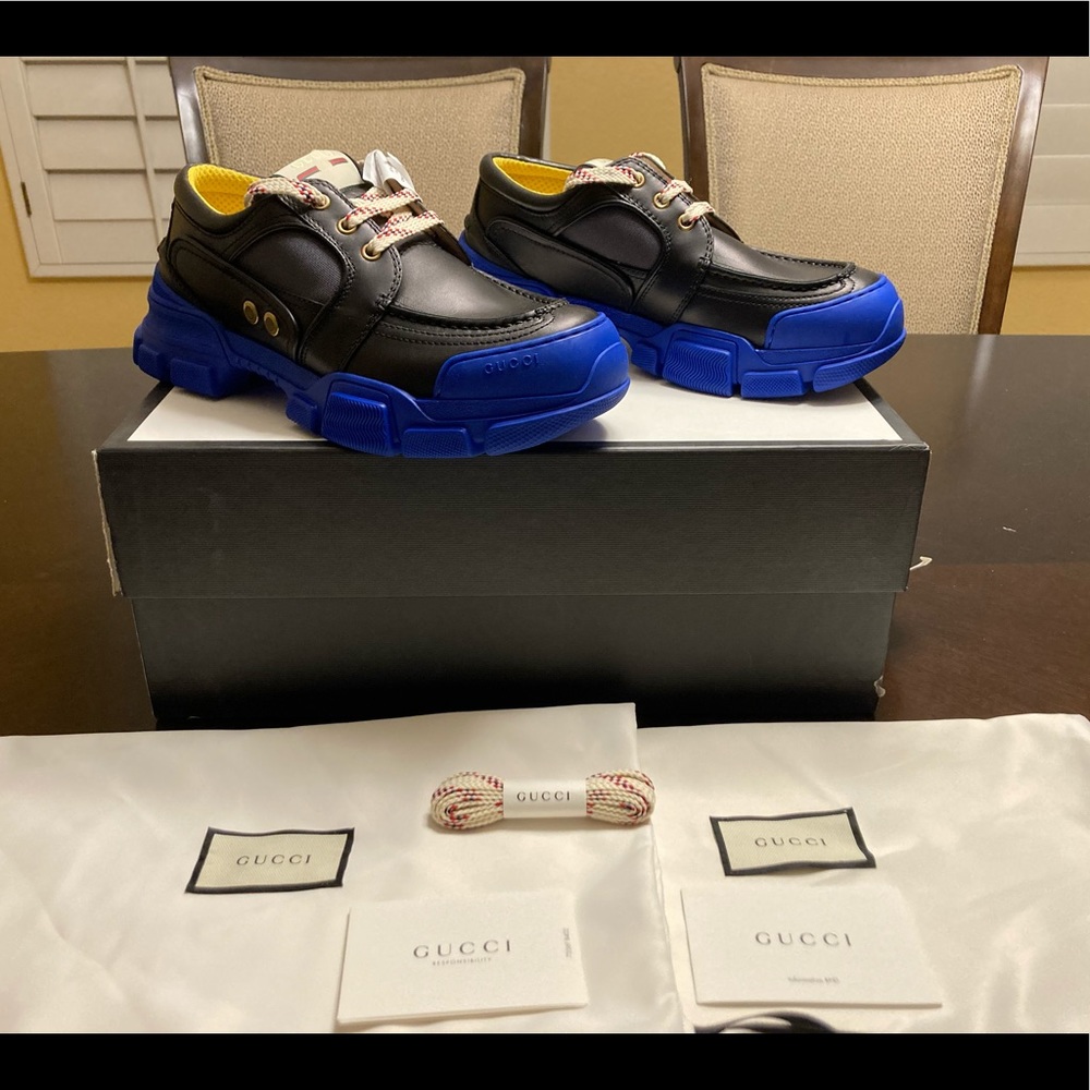 New Authentic Gucci Boatrek Sneaker Shoes Size US 8 / UK 7.5